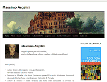 Tablet Screenshot of massimoangelini.it